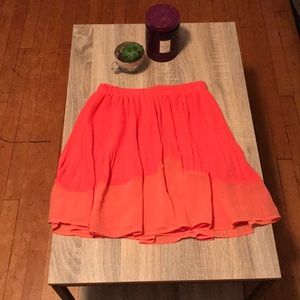 Pink and peach skirt